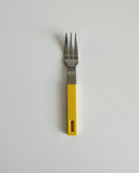 Yellow Resin Handle Stainless Steel Knife Fork Spoon Dessert Fork Spoon Stainless Steel Tableware