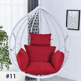 Swing Egg Chair Mat Cushion Cover Outdoor Patio Hanging Seat Home Decor Garden Lounger Cushion Cover (No Filling)