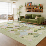 Carpet for Living Room Creative Art Floral Print Large Area Bedroom Rug Fashion Light Luxury Home Decoration Coffee Table Mat 러그