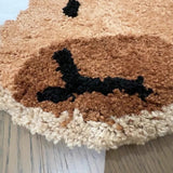 Cute Tufting Capybara Bathroom Mat Tufted Cartoon Bedrooom Rug Bedside Carpet Soft Floor Anti-Slip Pad Aesthetic Home Decor