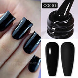10ml Red Series Gel Nail Polish Winter Dark Red Glitter Nail Art Varnish Semi Permanent Soak Off UV LED Gel