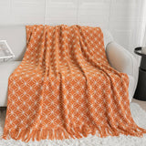 Nordic Decoration Throw Blanket Geometry Sofa Cover Homestay Living Room Knitted Blanket Hotel Bed End Towel Leisure Shawl Warm