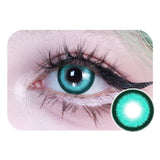 2pcs Graded Color Contact Lenses Halloween Anime Cosplay Softlens 14.2mm