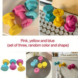 Screws Adhesive Hooks Creative Hooks Wall Hooks Clothes Hooks Behind Doors Strong Adhesive No Punching Children's Cute Hooks