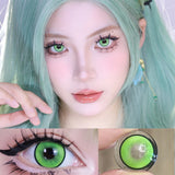 1pair Colored Contact Lenses Anime Halloween Cosplay Softlens 14.5mm 6months
