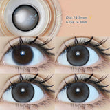 2pcs Gradient Green Contact Lenses Natural Color Pupils Coffee Pearl Lenses Makeup Color Eye Lenses Brown Lens Gray Lens