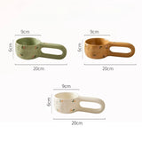 200ml Long Handled Ceramic Cup for Home Use Heat-resistant Breakfast Oatmeal Coffee Cup Handmade Milk Cup Kitchen Accessories