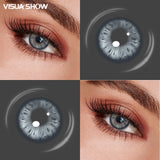 Color Contact Lenses Prescription Small Pupil Graduated Lens 1Pair Fashion Makeup Soft Color Contacts  Beauty Cosmetic