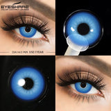 1pair/2pcs Colored Contact Lenses for Eyes Pink Contacts Purple Lens Cosplay Contact Lenses Blue Fashion Red Soft Lenses