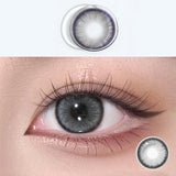 Colored Contact Lenses with degree Power Cosmetic Purple Annual Contact Lens 1year grey Make Up lens