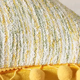 Boho Woven Throw Pillow Cover with Pompom Edge Living Room Sofa Bedroom Home Decor Zipper Soft Cushion Case Fashion Funda CoJin