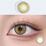Colored Contact Lenses with degree Power Cosmetic Purple Annual Contact Lens 1year grey Make Up lens