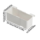 Transparent/White Cabinet Door Storage Basket Retractable Hanging/Free-standing Onion Storage Box Space Saving Multifunctional