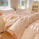 New Class A All-cotton Oxygen-enriched Double-layer Yarn Printed Quilt Cover Skin-friendly  Breathable Duvet Cover 220x240