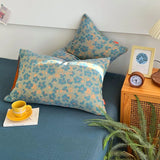 2 PCS Full Cotton Pillowcase Adult Kids Large Size 4 Layers Muslin Cotton Pillowcase Bedding Pillow Case with Zipper