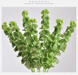 5Pcs/lot Faux 42 Heads Elephant Ear Leaf Plant Garde Wedding Decor Flower Arrangement Home Accessories Party Fake Green Plants