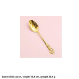 Retro Ins Luxury Relief Stainless Steel Fork And Knife Set Golden And Silver Home Dining Utensils Steak Knife And Fork Set