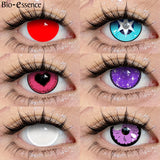 1 Pair Halloween Cosplay Contact Lenses Ai  Rubi Ruby Akuamarin Kana Cosplay Pink Lenses Purple Anime Lenses