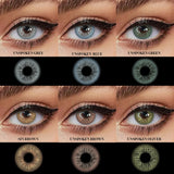 Unspoken Power Colored Contact Lenses with Prescription 14.2mm 6 Months Natural Eye Beauty Makeup Soft Lens
