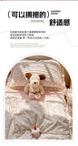 Print Floral Bedding Set Double Layer Yarn Four Pieces Set Soft Comfortable Duvet Cover Bed Sheet With Pillowcases Home Textiles