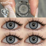 1 Pair Blue Colored Contact Lenses for Eyes Natural Brown Contact Lenses Fashion Lenses Brown Eye Lens Softlenses