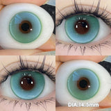2pcs/pair 14.5MM Iris Brown Lenses Beauty Makeup Pupils Eye Color Lenses Colorful Contact Lenses Fashion Blue Green Lens