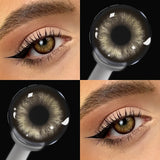 Colored Contact Lenses Lalens Urban Layer Blue Gray Bright Brown Color Contacts Eye Lens Eyes Half Year 2Pcs