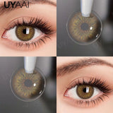 Colored Contact Lenses Makeup Green Lenses Beauty Siri Blue Colored Pupils Cosmetic Natural Brown Pupils 14.5mm Big Eyes