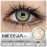 2Pcs Colored Contact Lenses for Eyes Natural Blue Eyes Lenses Gray Pupils High Quality Green Contacts Yearly Disposable