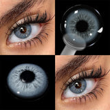 Eye Eyes Color Contacts Colored Contact Lenses Lens Small Pupil Daily Beauty Black Blue Brown 2Pcs 6 Months Half Year