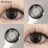 Contact Lenses Natural Brown Colored Pupils Cosmetic Grey Lenses Green Lens Yearly for Daily Party