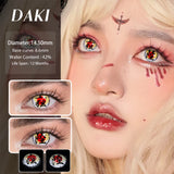 Halloween Cosplay Cosmetics Color Contact Lenses Red Color Lens Anime White Lenses Big Eye Lenses
