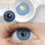Sin Colored Contact Lenses Prescription 14.0mm Small Pupil Natural Yearly Disposal For Daily Cosmetics & Eye Beauty