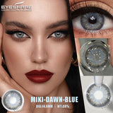 2Pcs Color Contact Lenses for Eye Natural Blue Contact Lenses Brown Pupils Beauty Gray Lenses Yearly Green Eye Contacts