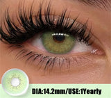 Fashion Colorful Eyes Contacts Colored Contact Lenses Yearly Blue Gray Beauty Pupils Brown Makeup Eyes Lenses 2pcs/pair