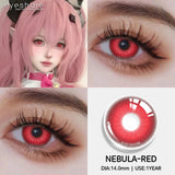 1pair/2pcs Colored Contact Lenses for Eyes Pink Contacts Purple Lenses Cosplay Contact Lenses Yearly Fashion Eye Lenses