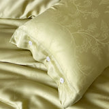 Lyocell Jacquard Soft Silky Cooling Bedding Set Single Double Queen King Duvet Cover Bed Sheet/Fitted Sheet Pillowcases 3/4Pcs