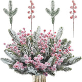 Christmas Decoration Artificial Pine Needle Branches Berry Bouquet Xmas Tree Garland Decor for Home Decor 2026 Navidad Accessory