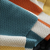Nordic Geometric Throw Blanket And Bedspread Soft Home Decoration Sofa Blanket Cover Knitted Homestay Bed Cover Travel Shawl