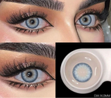 1 Pair Natural Colored Contact Lenses for Eyes Gray Eye Lens Fashion Blue Lenses Cosmetic Brown Eyes Contacts Yearly
