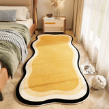 Irregular Bedroom Bedside Rug Soft Non-slip Floor Mat Carpet for Living Room Sofa Coffee Table Plush Bathroom Footmat Tapis
