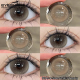 1 Pair Blue Color Contact Lenses for Eyes Cosmetic Korean Brown Contact Cosmetic Eye Contacts lenses doll'eye softlenses
