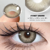 New Colored Contact Lenses for Eyes 1 Pair Fashion Blue Eyes Lenses Brown Contacts Green Lenses Yearly Gray Contacts