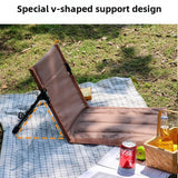 Ultra-Light Folding Camping Chair with Backrest,Outdoors Relaxing Floor Seat for SwimmingPool Beach Lawn Picnic Road Trips