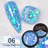 7.5ML Green Crystal Cat Magnetic Gel Nail Polish Shiny Green Glitter Cat Eye Gel For Manicure Soak Off UV Nail Art Varnish