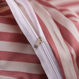 Bed Linen Silky Duvet Cover220x240 Stripe Queen Size 1PCS Quilt Cover Bedding covers Fashion Home Textile Nordic sling