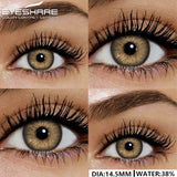 1pair Natural Color Contact Lenses for Eyes Blue Lenses Gray Pupils Lens Brown Lenses Yearly Cosmetic Green Contacts