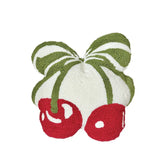 1pcs Beautiful Cherry Ring Velvet Pillow Comfortable and Soft Bedroom Office Cushion Living Room Sofa Multi-purpose Cushion