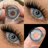 1Pair Fashion Colorful Contact Lenses for Eyes Blue Eye Lenses Brown Contacts Gray Pupils Yearly Cosmetic Green Lenses