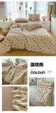 Printed Floral Summer Quilt Four Piece Set Suitable for Bedroom Bedding Set Summer Quilt Bed Sheet With Pillowcases Home Textile